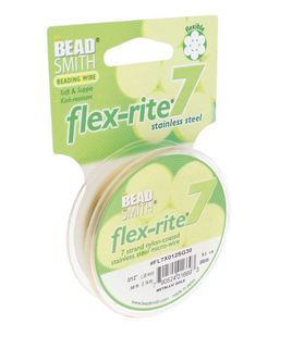 FLEXRITE 7 STRAND 0.012 Metallic Satin Gold 30FT