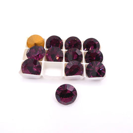 Swarovski Dentelle #1200 60ss Amethyst Foiled