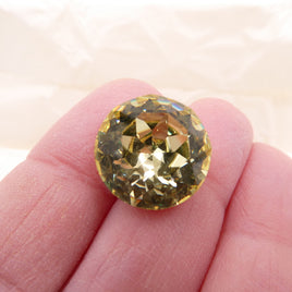 Swarovski Dentelle #1200 70ss (17mm) Jonquil Foiled