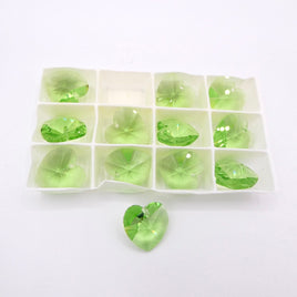 Swarovski Heart Pendant #6202 14.4x14mm Peridot