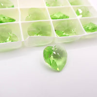Swarovski Heart Pendant #6202 14.4x14mm Peridot