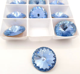Swarovski Rivoli #1122 18mm Light Sapphire