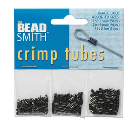 TUBE CRIMP ASSORTMENT PAC BLACK OXIDE CD 475 PIECES