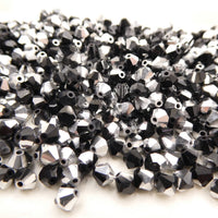 Preciosa Crystal Bicone 5mm Labrador Half Jet - Bead Nerd