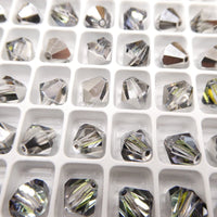 Preciosa Crystal Bicone 8mm Crystal Sahara - Bead Nerd