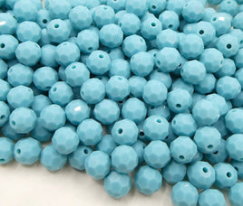 Preciosa Crystal Round 8mm Turquoise - Bead Nerd