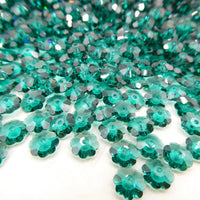 Swarovski 3700 Margarita 8mm Emerald - Bead Nerd