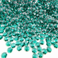 Swarovski 3700 Margarita 8mm Emerald - Bead Nerd