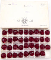 Swarovski 5509 13mm Siam Red - Bead Nerd