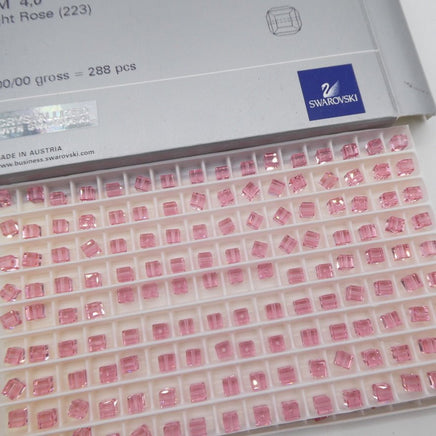 Swarovski 5601 4mm Light Rose - Bead Nerd