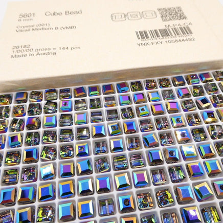 Swarovski 5601 6mm Crystal Vitrail Medium - Bead Nerd