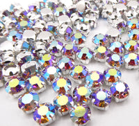 Swarovski Chaton Sew On 24ss 5mm Light Amethyst AB - Bead Nerd