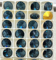 Swarovski Rivoli 1122 14mm Montana - Bead Nerd