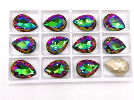 Tear Drop Crystal 25x18mm Vitrail Medium - Bead Nerd