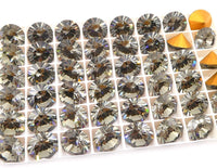Vintage Swarovski 1102 Chaton 60ss (14mm) Black Diamond - Bead Nerd