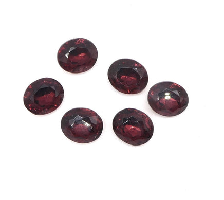 Vintage Czech Faceted Glass Oval Cabochon 12x10mm Amethyst - Bead Nerd