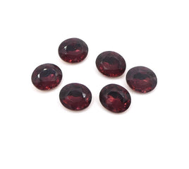 Vintage Czech Faceted Glass Oval Cabochon 12x10mm Amethyst - Bead Nerd