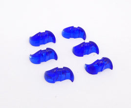 West German Blue ÒSÓ glass domed cabochons with channel 20 x 10mm Sapphire - Bead Nerd