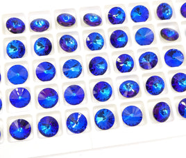 PREMIUM Rivoli (PM1122) 10mm - Crystal Bermuda Blue - Bead Nerd