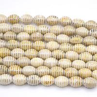 Japanese Glass Beehive Beads 15x10mm - Bead Nerd