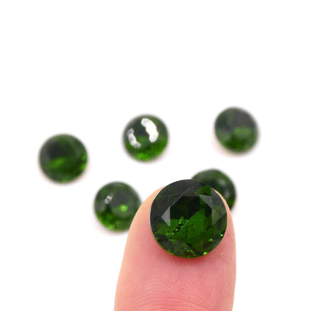 Vintage Czech Faceted Glass Chaton 48ss (11mm) Tourmaline - Bead Nerd