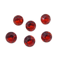 Vintage Czech Faceted Glass Chaton 48ss (11mm) Madeira Topaz - Bead Nerd