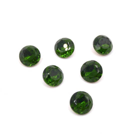 Vintage Czech Faceted Glass Chaton 48ss (11mm) Tourmaline - Bead Nerd