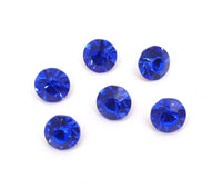 Vintage Swarovski 1100 Crystal Chaton 48ss (11mm) Sapphire - Bead Nerd