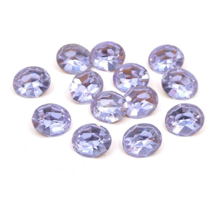Vintage Swarovski 4100 Oval Rhinestone 12x10mm Alexandrite - Bead Nerd