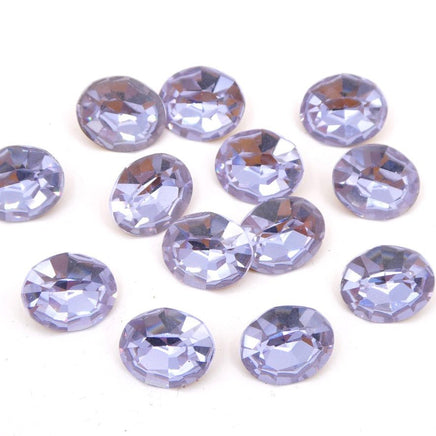 Vintage Swarovski 4100 Oval Rhinestone 12x10mm Alexandrite - Bead Nerd