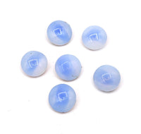 West German Dome Givre Glass Chaton 47ss (10mm) Sabrina Sapphire - Bead Nerd