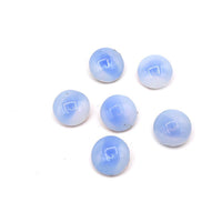 West German Dome Givre Glass Chaton 47ss (10mm) Sabrina Sapphire - Bead Nerd