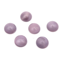 West German Dome Glass Round Chaton 48ss (11mm) Purple Moonstone - Bead Nerd