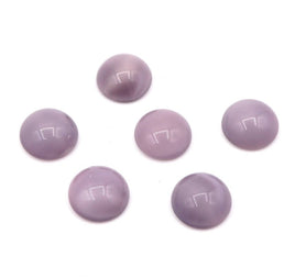 West German Dome Glass Round Chaton 48ss (11mm) Purple Moonstone - Bead Nerd