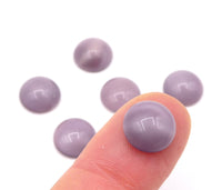 West German Dome Glass Round Chaton 48ss (11mm) Purple Moonstone - Bead Nerd